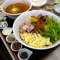 「ミルキー族のＧＹＯ！ＴＯＭＡＴＯＮつけ麺 850円」@丸直の写真