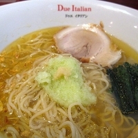 「塩　780円」@黄金の塩らぁ麺 due Italian 市ヶ谷店の写真