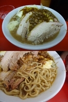 「『小ラーメン+カレー＆チーズ２枚(￥700+170)』」@ラーメン 学の写真