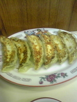 「餃子（6個）￥350」@中華 カドの写真