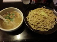 「鶏白湯つけめん＋国産小麦麺（全粒粉入り）＋大盛り」@麺堂 稲葉の写真