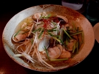 「蛤の冷やし塩らーめん」@彩色ラーメン きんせい 高槻駅前店の写真