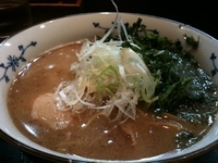 「磯玉らーめん　750円　＋替え玉」@麺処 福吉 本店の写真