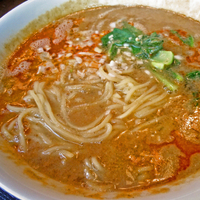 「坦々麺（ランチサービス半ライス）　￥７５０」@満月廬の写真