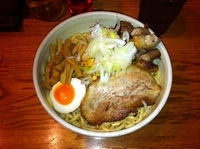 「塩汁なし+炙りチャーシュー　魚粉抜き」@らーめん 破顔の写真