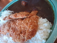 「チキンカツカレー　大盛」@ししとうの写真