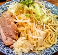 「汁なし＋ステーキ（ﾌﾟﾚｵｰﾌﾟﾝ価格500円＋300円）」@ラーメン燈郎の写真