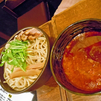 「辛つけ麺+大盛り」@つけ麺 もといしの写真