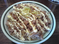 「ラーメン+Cセット(並ラーメンと半チャーシューどんぶり)」@横浜家の写真