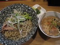 「麺やのかぜコラボ企画　冷豆乳つけ麺　820円」@らーめん マル汁屋の写真
