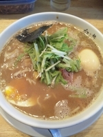 「えびそば（味玉トッピング）」@麺屋 白神の写真