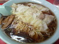 「ワンタンメン」@中華料理 宝来軒の写真