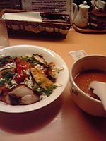 「鶏白湯トマトつけ麺」@らあめん工房 まんぼぉの写真