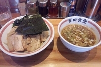 「特製つけそば」@松戸中華そば 富田食堂の写真