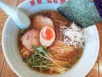 「ととやめん（鰹油入り、麺硬め、味薄め）＋替え玉（硬め）」@柳麺 ととやの写真