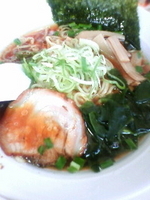 「特製花ラーメン＋餃子セット」@ラーメンHOT めん花の写真