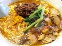 「担担麺大盛+ﾁｬ-ｼｭ-切おとし￥900」@桃天花の写真