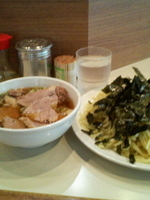 「チャーシューざる」@らぁめん ほりうち 本店の写真