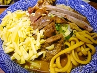 「ミニラーメン（680円）＋ステーキ＋チーズ」@ラーメン燈郎の写真