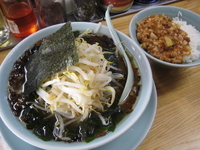 「スペシャル21  750円　＋　ライスS  150円」@ラーメンショップ さつまっ子 スペシャル21の写真