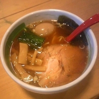 「醤油ラーメン＋味玉」@らーめん たきたろうの写真