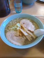 「ラーメン＋餃子＋半ライス1000円」@榮ラーメンの写真