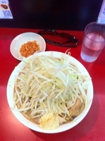 「らーめん　ニンニク辛揚げ別」@千里眼の写真