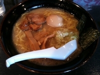 「鶏白湯 味玉らーめん・醤油（￥750）」@古寿茂 海老名店の写真