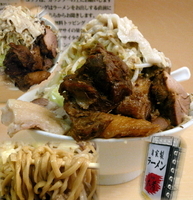 「ラーメン 700円 + 豚 150円」@自家製ラーメン 大者の写真