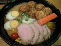 「熊本ラーメンにたこ焼き君とチャーシューだぁ～」@肥後っ子 大石家の写真