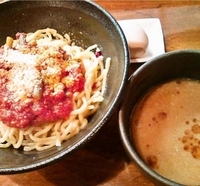 「土日限定 トマトとベーコンのグリつけ？(850円)」@はりけんラーメンの写真