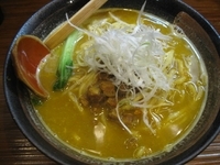 「ザ・プレミアム・カレーラーメン780円(ランチタイム価格)」@とんこつ麺道の写真