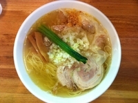 「塩ワンタン麺」@心麺の写真