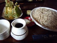 「天ざるそば￥1250＋大盛り￥200」@そば処 市川の写真