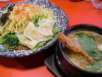 「海老つけ　８４０円」@よいち つけ麺研究所 笠懸阿左美沼店の写真