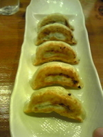 「特製葉にんにく餃子¥290(5個)」@麺や まるとも 浅草橋店の写真