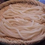 「ざるうどん(太)」@根津 釜竹の写真