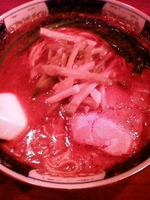 「柞菜坦々麺」@支那麺 はしご 銀座本店の写真