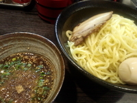「豚骨節つけ麺＋味玉」@麺屋 勇心の写真