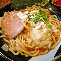「鯵煮干しラーメン（７月限定　１０食／日）　￥８００」@すごい煮干ラーメン凪 新宿ゴールデン街店 本館の写真