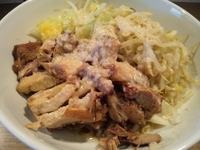 「油そば+豚券+中盛券￥７５０」@らーめん こじろう526 日暮里店の写真