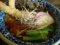 「天ぷらそば」@そば処 市川の写真