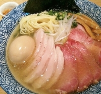 「特製芳醇香味そば（塩）900円ミックスチャーシュー240円」@麺屋 一燈の写真