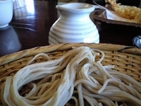 「大盛ざるそば＋きのこいろいろ天ぷら半分（845円＋430円）」@うずら家の写真