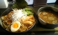 「つけ麺＋トッピングネギ」@麺処 光の写真