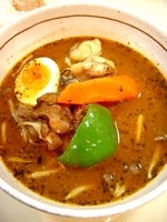 「広島産かきと北海道きのこのスープカレー」@札幌らっきょの写真