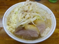 「ミニラーメン（650円）ニンニクアブラカラメ」@ラーメン二郎 新小金井街道店の写真