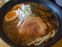 「魚介味噌らぁめん（味玉）」@麺屋 花菱の写真