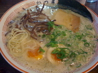 「ラーメン（味玉）」@博多ラーメン かつ屋の写真