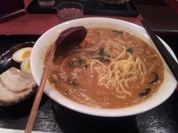 「辛味噌ラーメン【850円】味玉チャーシュー【300円】」@つけ麺 さとう 豊洲店の写真